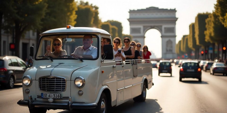 Paris Tour Bus