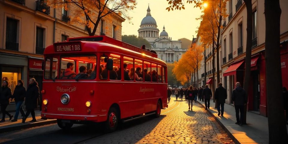 Paris Tour Bus