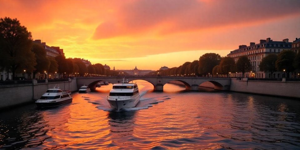 River Cruise In Paris France